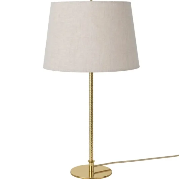 GUBI Tynell 9205 bordslampa, mässing - kanvas