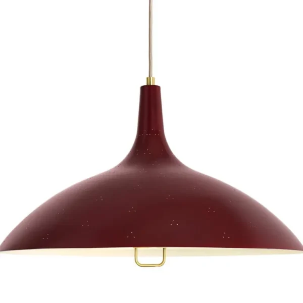 GUBI Tynell 1965 pendellampa, bordeaux