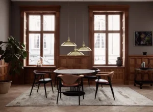GUBI Tynell 1965 pendellampa, mässing