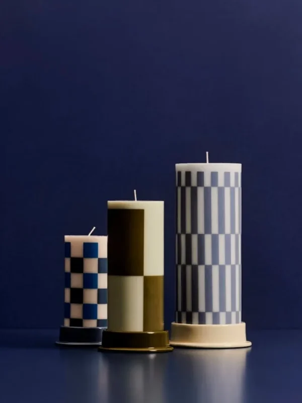 HAY Column ljusstake, liten, himmelsblå