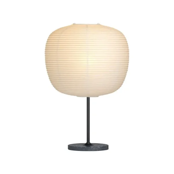 HAY Common bordslampa bas, mjuk svart - svart terrazzo