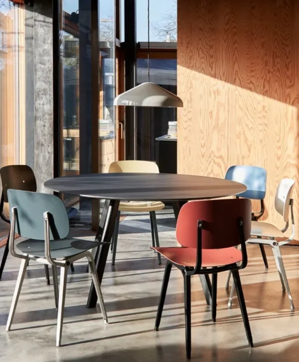 HAY CPH25 2.0 bord, 140 cm, svart ek - svart ekfaner