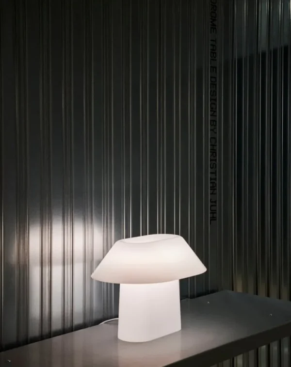HAY Drome bordslampa, vit opalakryl