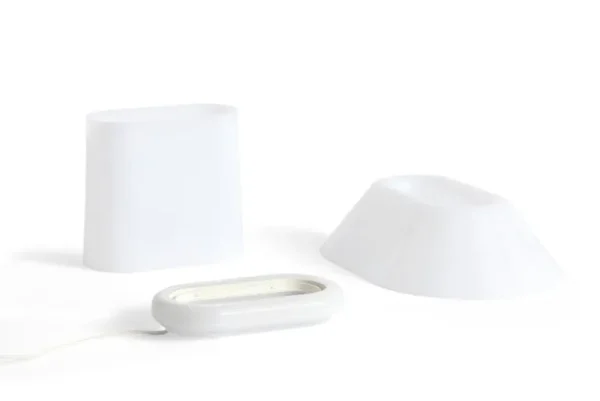 HAY Drome bordslampa, vit opalakryl