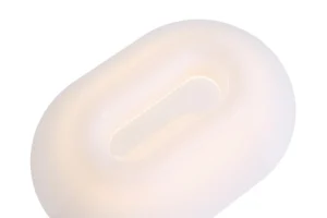 HAY Drome bordslampa, vit opalakryl