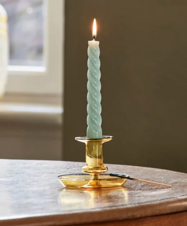 HAY Flare ljusstake, gul