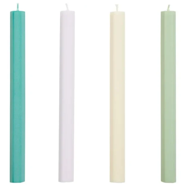 HAY Hexagon ljus, 4-pack, pastell