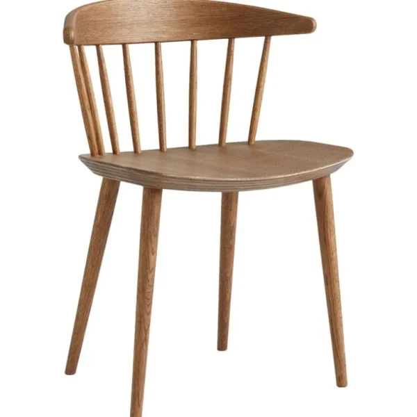 HAY J104 stol, mörkoljad ek