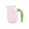 HAY Kanna med grönt handtag, L, rosa