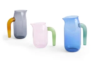 HAY Kanna med turkost handtag, L, blå