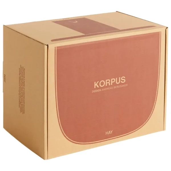 HAY Korpus hylla S, 1 krok, tegelröd