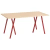 HAY Loop Stand bord, 160 cm, rödbrun - lackerad ek