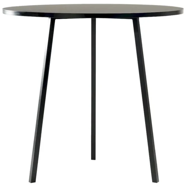 HAY Loop Stand runt bord 90 cm, högt, svart