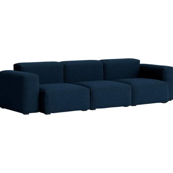 HAY Mags Soft 3-sitssoffa, komb. 1 lågt armstöd, Flamiber J4