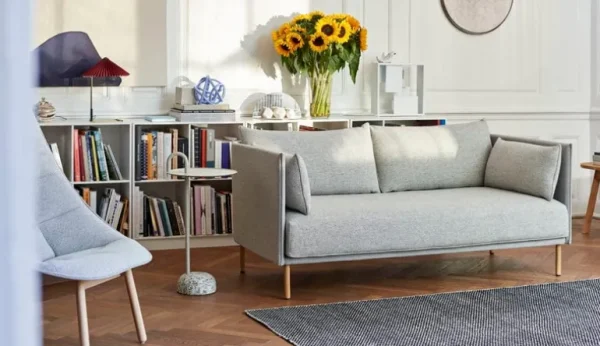 HAY Matin liten bordslampa, oxide red