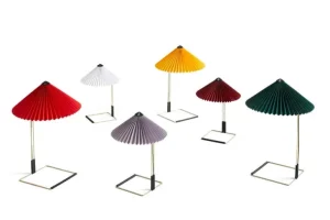 HAY Matin liten bordslampa, oxide red