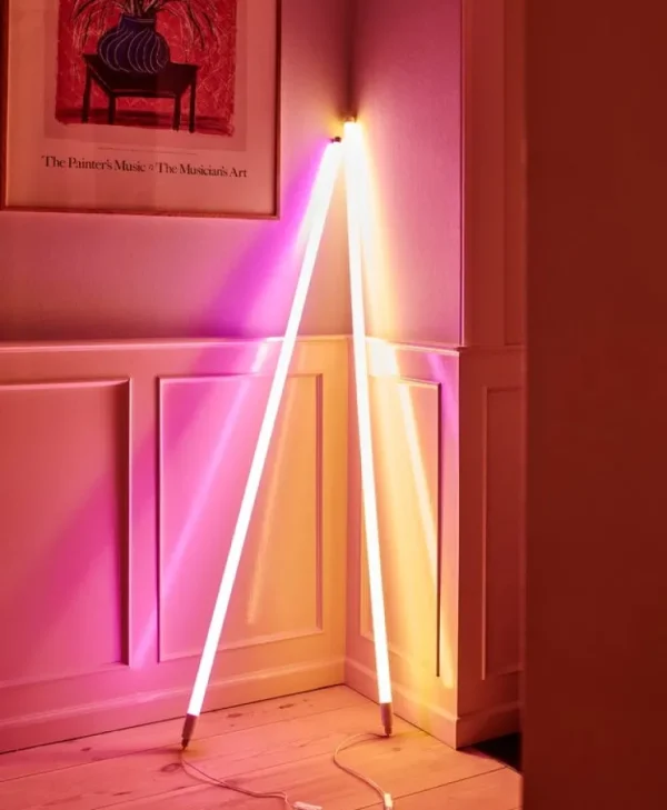 HAY Neon Tube LED lysrör, rosa