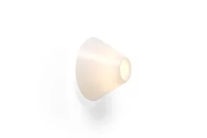HAY Ono taklampa, fast installation, 20 cm, vit opalakryl