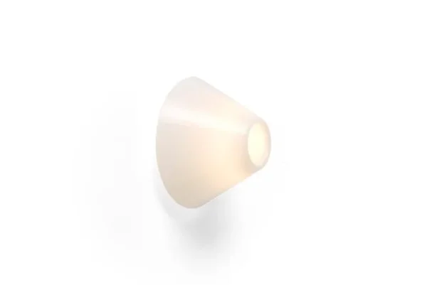HAY Ono taklampa, fast installation, 20 cm, vit opalakryl