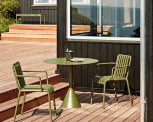 HAY Palissade Cone bord, 70 cm, oliv