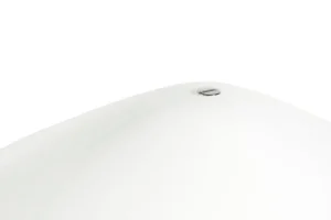 HAY Pao Glass golvlampa, vitt opalglas
