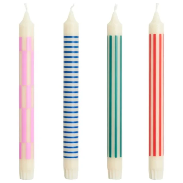 HAY Pattern ljus, 4-pack, fräsch mix