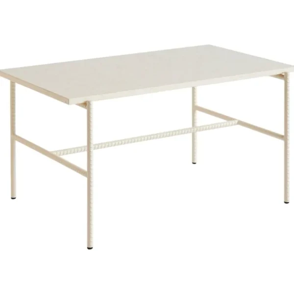 HAY Rebar soffbord, 80 x 49 cm, alabaster - beige marmor