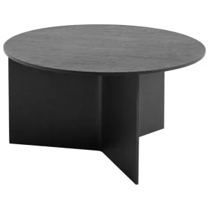HAY Slit Wood bord, 65 cm, svart