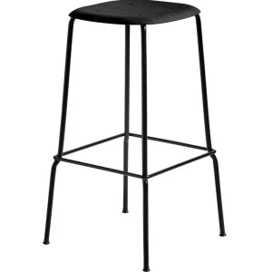 HAY Soft Edge 80 barstol 75 cm, svart