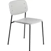 HAY Soft Edge 40 stol, svart - soft grey