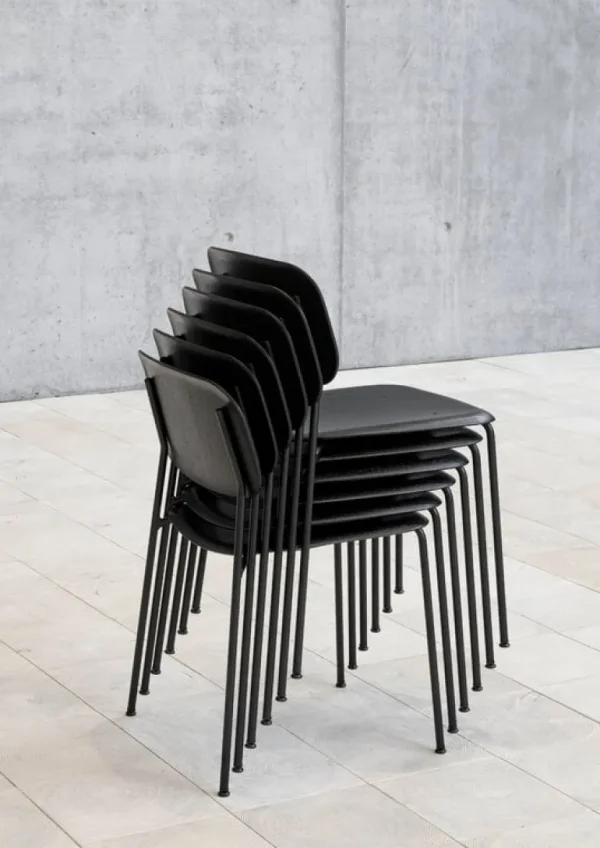 HAY Soft Edge 40 stol, svart - soft black