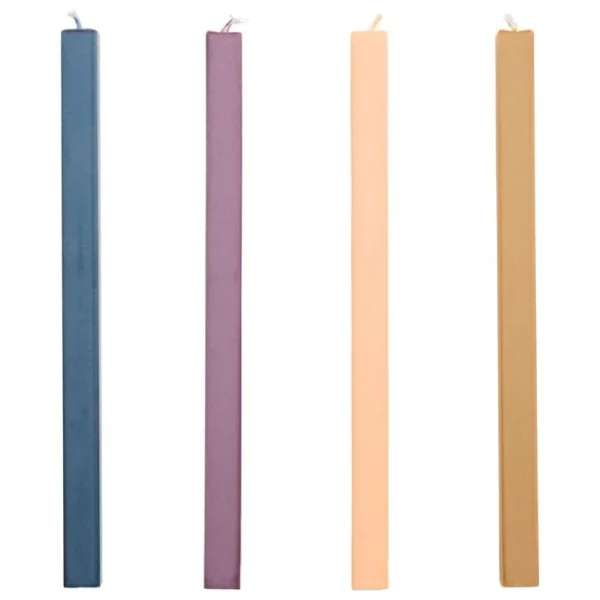 HAY Square ljus, 4-pack, mörk