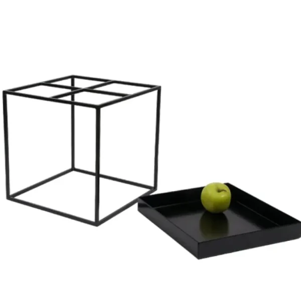 HAY Tray litet kvadratiskt brickbord, svart