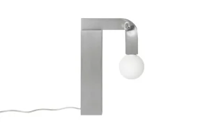 Hem Knuckle bordslampa, borstat aluminium