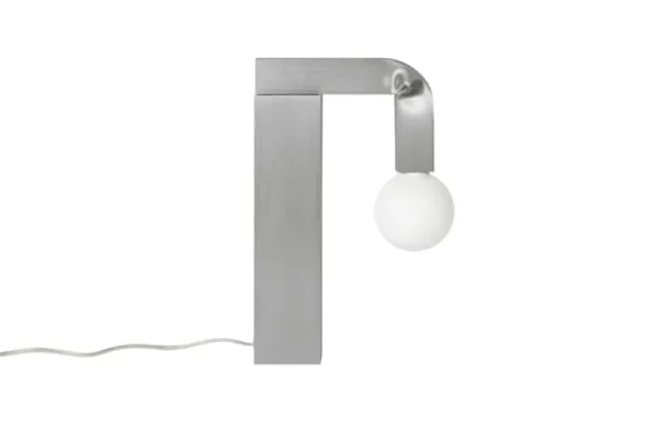 Hem Knuckle bordslampa, borstat aluminium