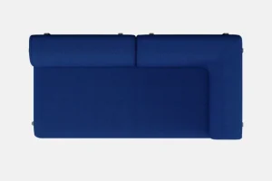 Hem Palo 2-sits chaise longue, höger, kobolt