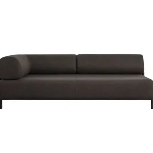 Hem Palo 2-sitsschäslong, vänster, brown black