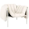 Hem Puffy fåtölj, naturell - cream stål