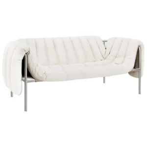 Hem Puffy 2,5-sitsig soffa, natur - rostfritt stål