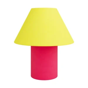 Hem Toto, bordslampa, medium, vaxgul - magenta