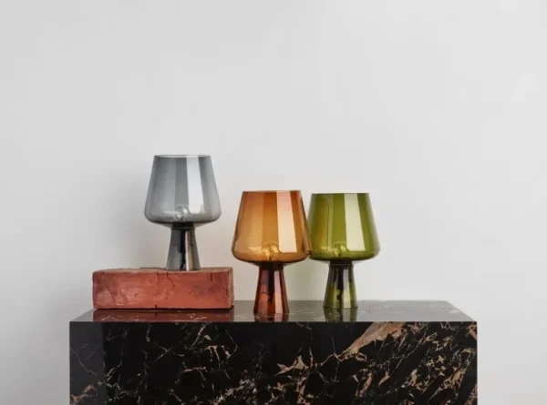 Iittala Leimu bordslampa 24 cm, grå