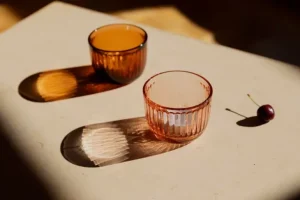 Iittala Raami ljushållare, salmon pink