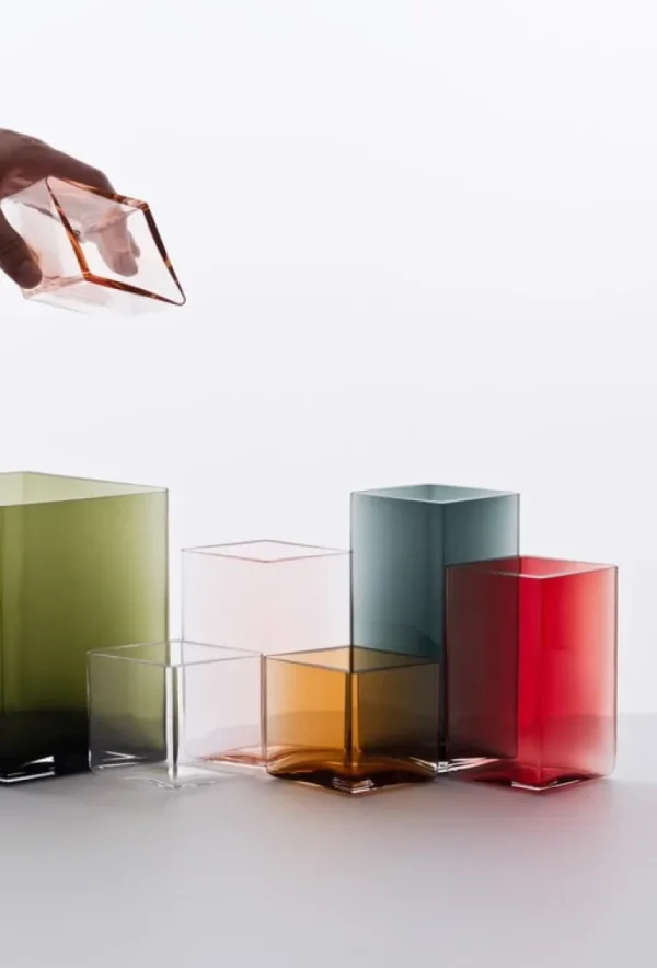 Iittala Ruutu vas, 115 x 140 mm, tranbär