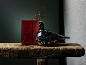 Iittala Ruutu vas, 115 x 140 mm, tranbär