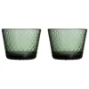 Iittala Tundra glas, 16 cl, 2-pack, pine green