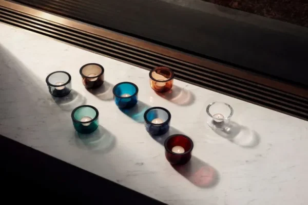 Iittala Valkea ljuslykta, grå