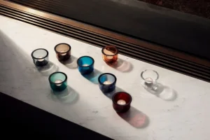Iittala Valkea ljuslykta, turkos