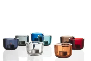Iittala Valkea ljuslykta, turkos