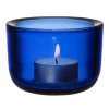 Iittala Valkea värmeljushållare, 60 mm, ultramarinblå