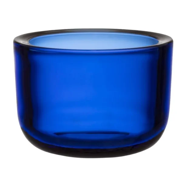 Iittala Valkea värmeljushållare, 60 mm, ultramarinblå